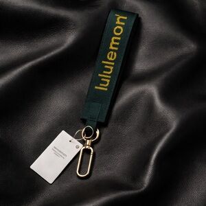 lululemon athletica Colorful Keychain Straps with Gold Hardware